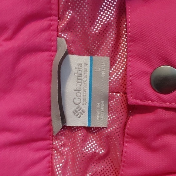 Columbia/ Bugaboo- Juniors Bright Pink Adjustable SNOW Pants Ski/tubeSz.14/16 - Picture 13 of 15